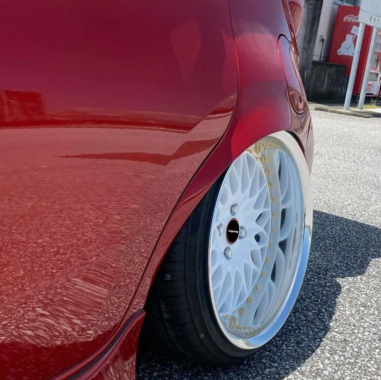 2 Pieces Forged Wheels 4x108 4x114.3 4x100 15" 16" 17" 18" Inch Alloy 4 Hole Car Wheels for Mini Cooper Smart