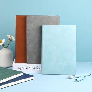 Personalized Custom School Supplies A5 Planner Journal Diary PU Leather Cover Notebook With Elastic Band