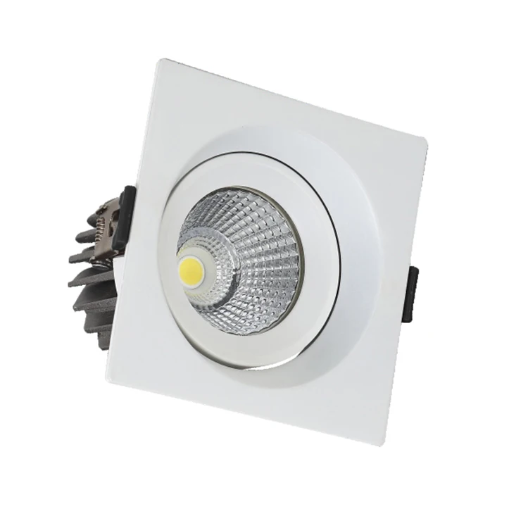 Adjustable Dimmable LED Ceiling Down Light 5W 7W 12W 20W 30W Recessed LED Square Downlight