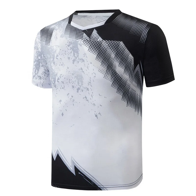 Sweat Absorbing Sunscreen Loose and Comfortable Personal Custom Sublimated Badminton Jersey