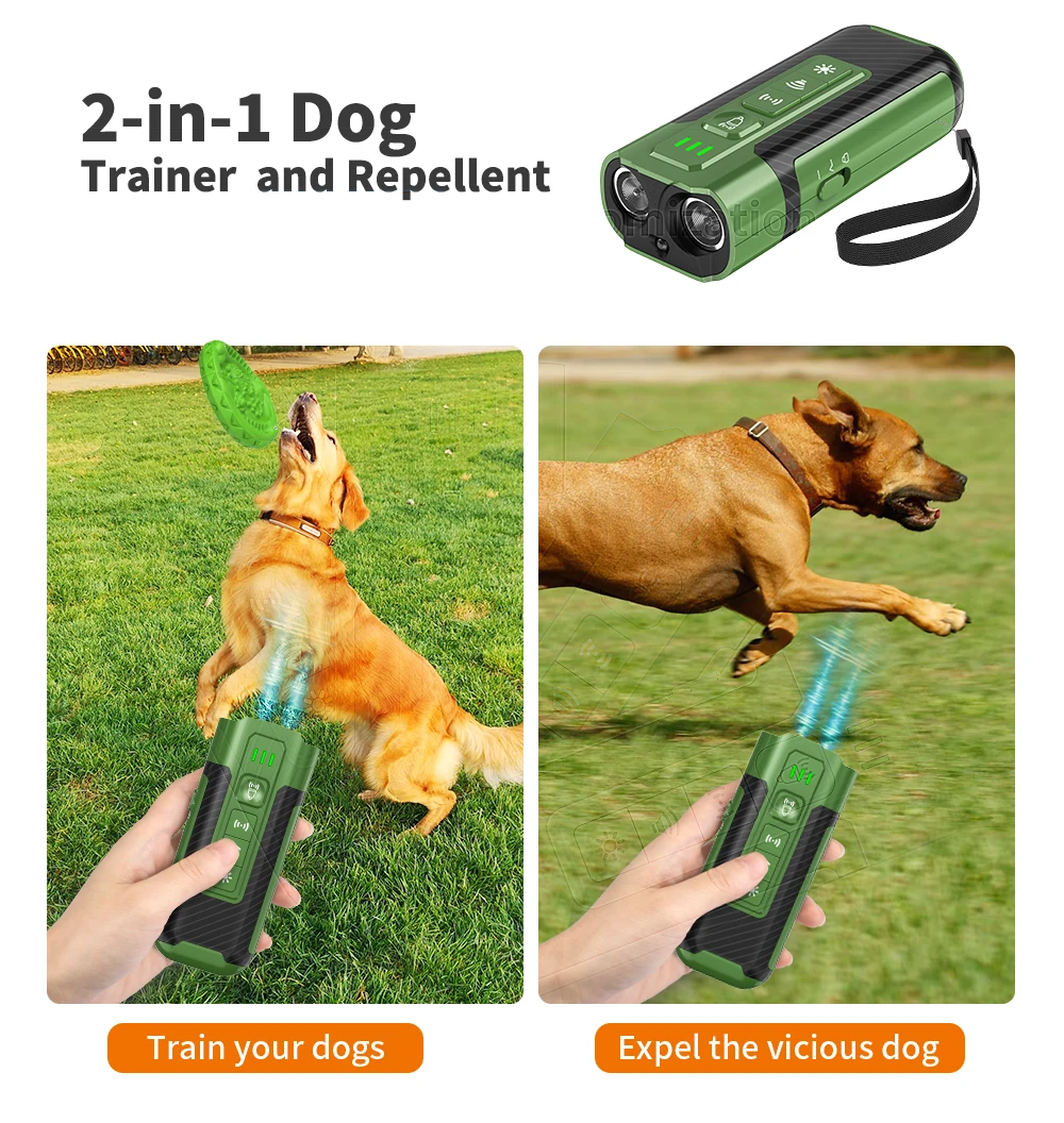 Tize Owl 1200 Mah Handheld Ultrasound Stop Barking Control Device ...