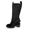 Black suede
