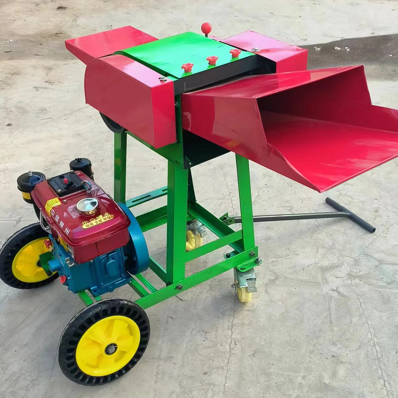Cheap Price Hay Cow Feed Small Hand Diesel Engine Chaff Cutter and Petrol Chaff Cutter Grinder Price