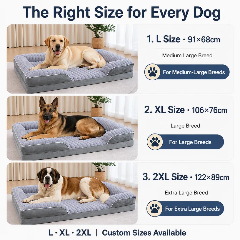 Cut Pile Corduroy Large Dog Sofa — Product details 6