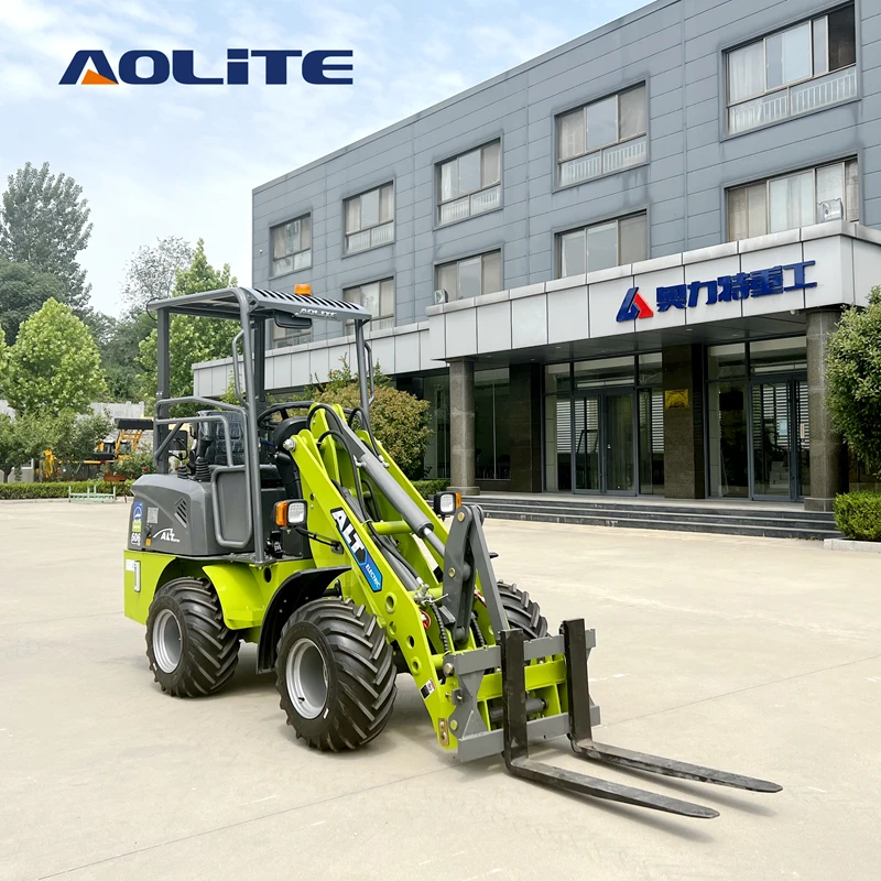 AOLITE E606 Battery Operated Mini Loader Electric 500kg Mini Front Loader Electric Loader