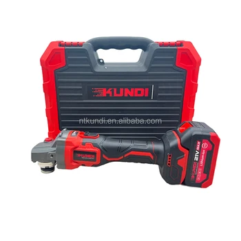KUNDI Brand Power Tools Lithium Battery Brushless Angle Grinder 100/125mm