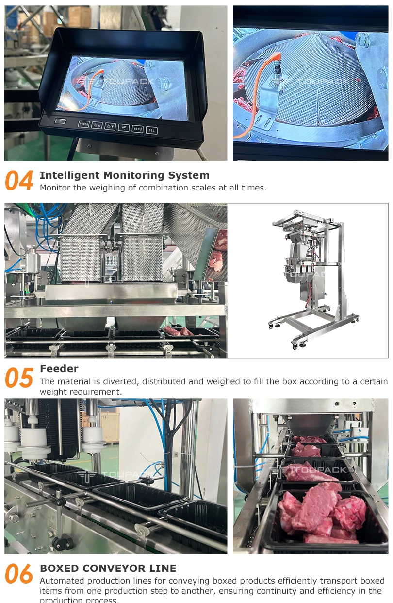 14 Heads 220V Multihead Weigher Packing Machine with 1 Year Warranty for Automatic Quantitative Bagging