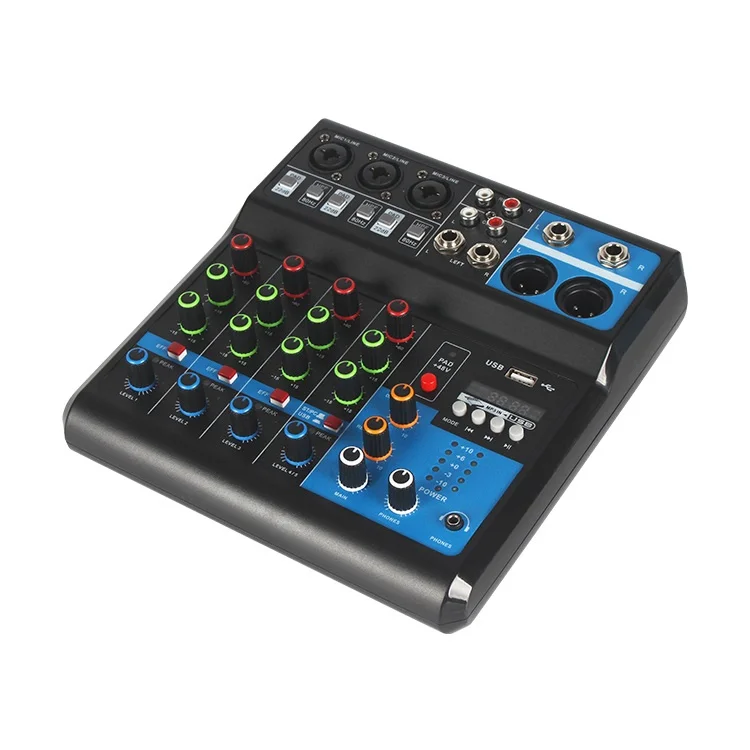 F-5A 5チャンネルミキサー、Bluetooth、USB、MP3、ステレオ F-5A 5チャンネルミキサー、Bluetooth、USB、MP3、ステレオ