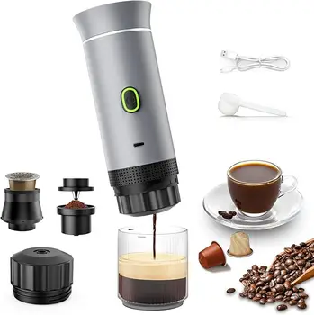 Macchinetta Caffè Espresso Portatile - USB/Auto - Per Viaggi, Campeggio, Ufficio - Foto 8