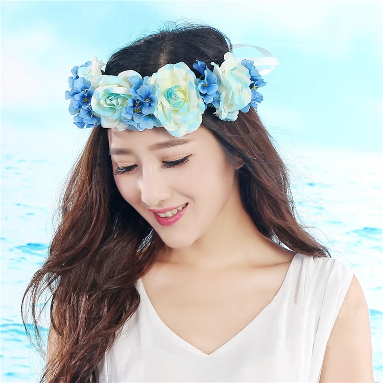 Bridal Floral Hair Wreath Accessories - Supply Festival  display picture 1