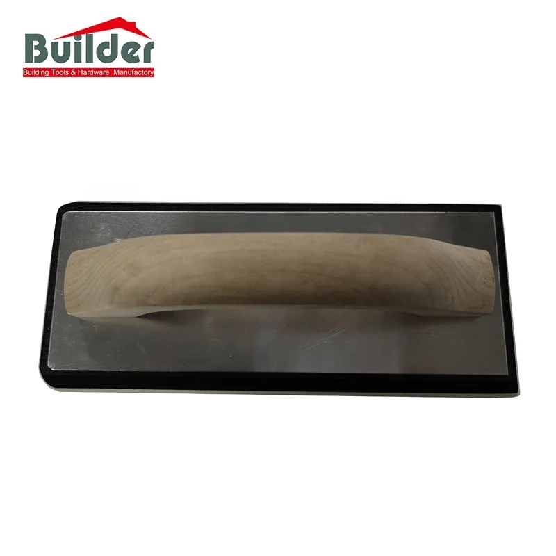 4\" X 9\" Rubber Foam Float Ergo Wood Handle Squared Convenient for Grout Work Easy Clean Smooth Application Floor Wall Tile