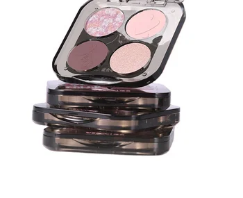 VEECCI brand  eye shadow plate wholesale 4 colors High Quality Luxury  Nude Makeup Private eye shadow palette