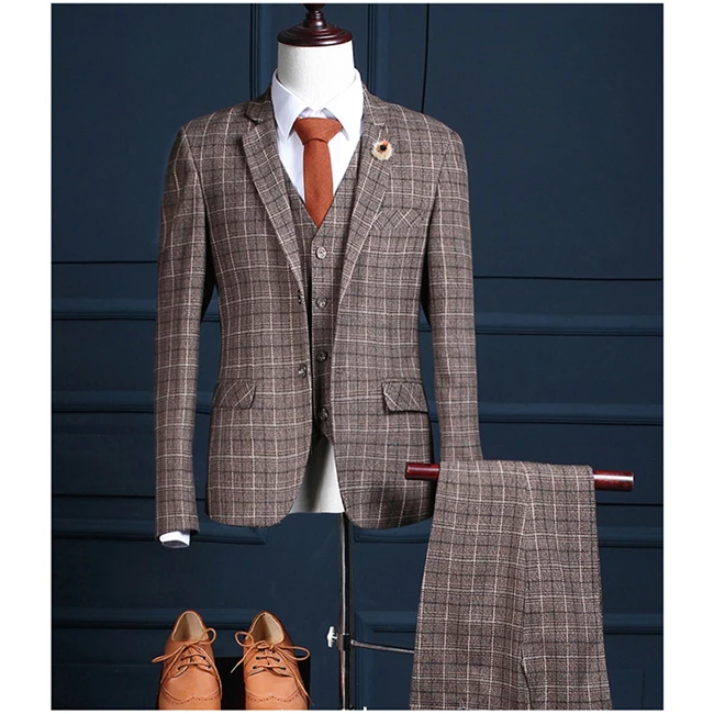 british plaid suit