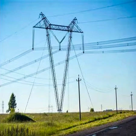 product factory price  steel lattice electric power tower 132kv transmission line tower for power grid transmission line construction-12
