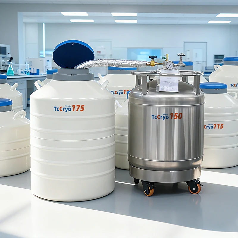 TcCryo Liquid Nitrogen Canister cryogenic