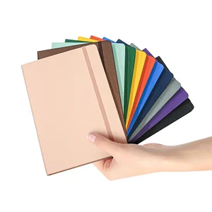 Wholesale Low Price PU Leather A5 Journal in Stock Hardcover Fast Shipping Custom Logo Student Line Diary Notebook for School