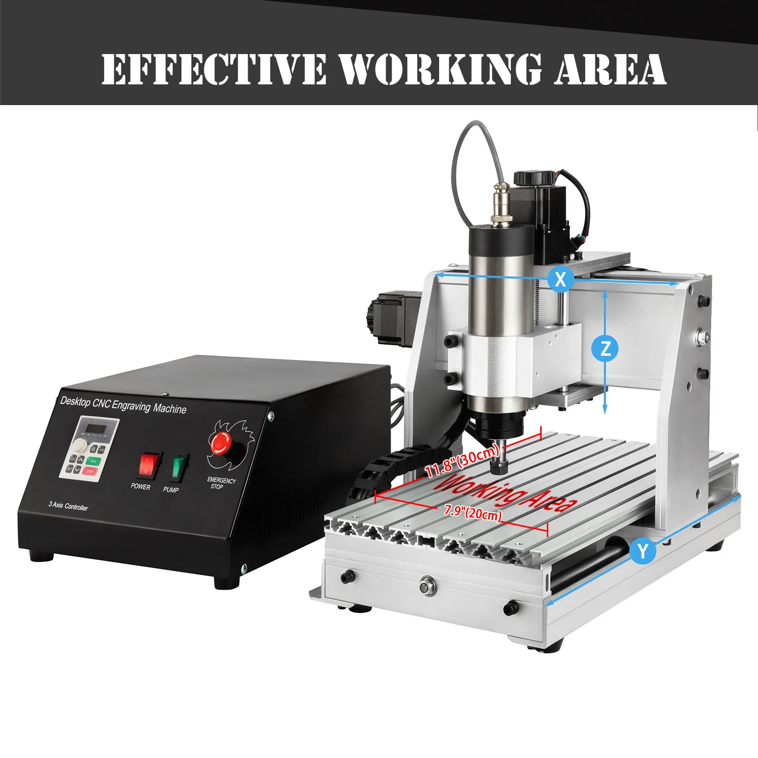 Small CNC 3020 3 Axis/4axis Desktop Mill - Mini Engraver