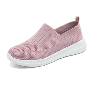 New Cross-border Lightweight Comfortable Breathable Casual Shoes Non-slip Soft Bottom Mom Shoes Mesh Cushion Autumn/Spring