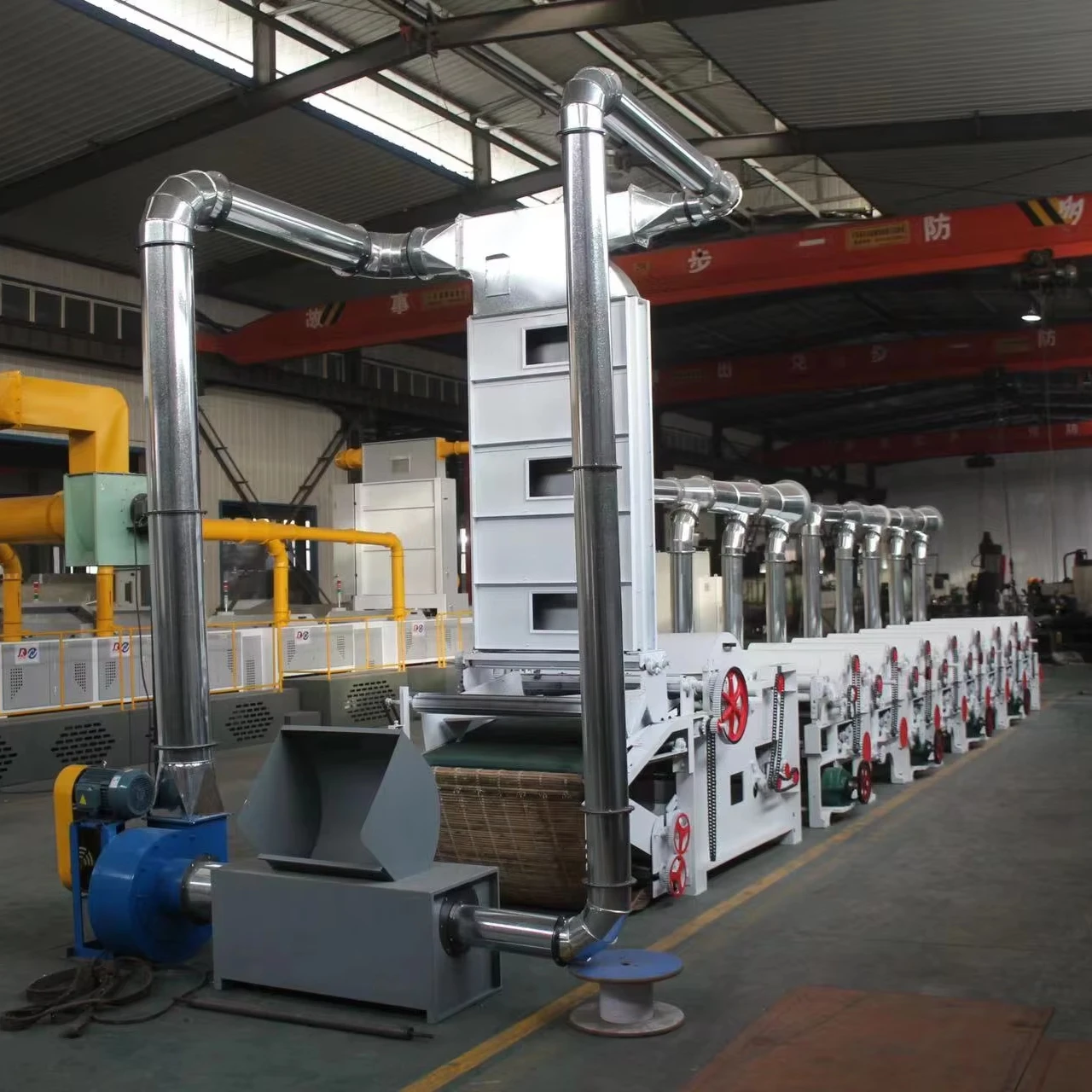 Новое производство полностью автоматическая семироликовая Нетканая машина мотор спанбонд деревянное железо для переработки отходов одежды