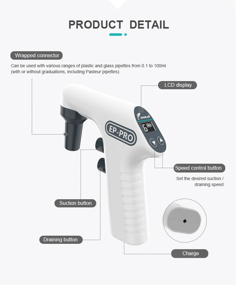 Ep100pro Electronic Pipette Controller With Stand Buy Pipette