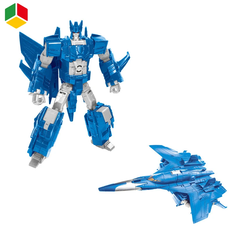 QS Movie Character DIY Toy Plastic Action Figure Transformation Robot Fly Mega Toy Plane for Kids