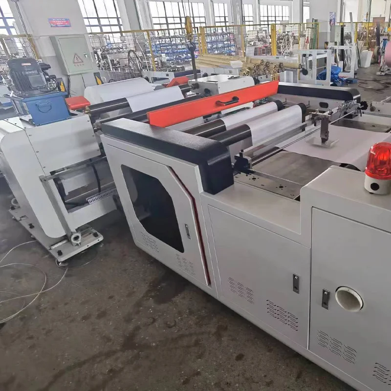 HQJ Automatic Silicon Paper Roll to Sheet Cross Cutting Machine for Paper Reels Material Sheeter Processing