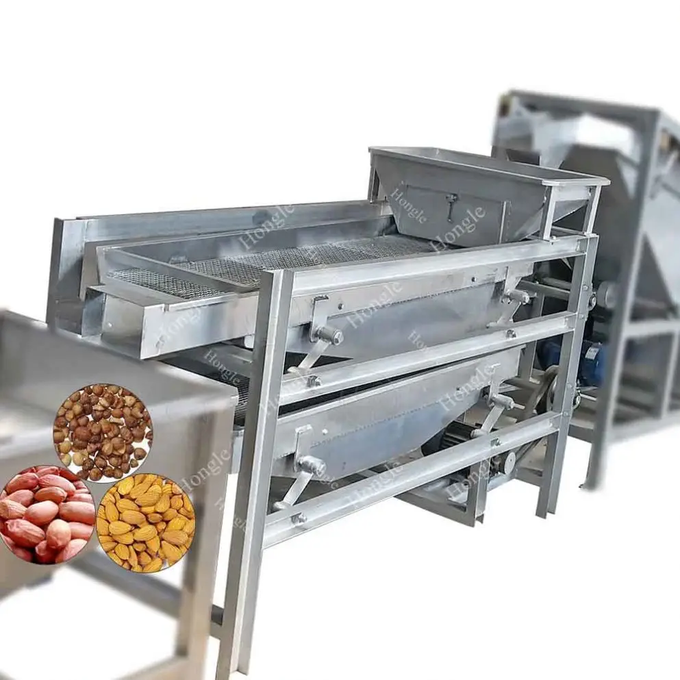 Automatic Screening Vibrating Screen Almond Grader Food Processing Cashew Nut Grading Machine Price