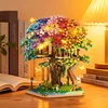 619-albero arcobaleno-con luci a corda