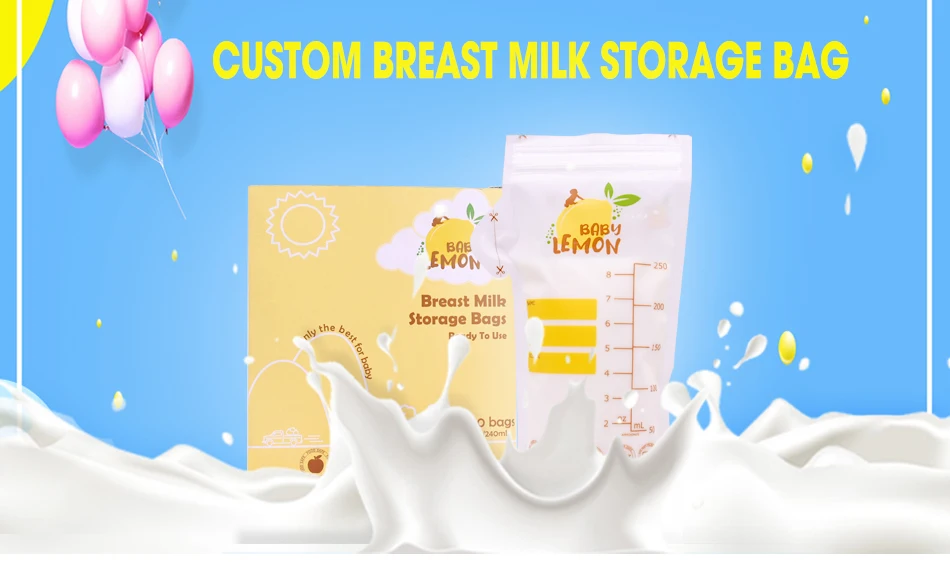 Wholesale Breast Milk Storage Bag 100 Bpa Free Storage Plastic Bag