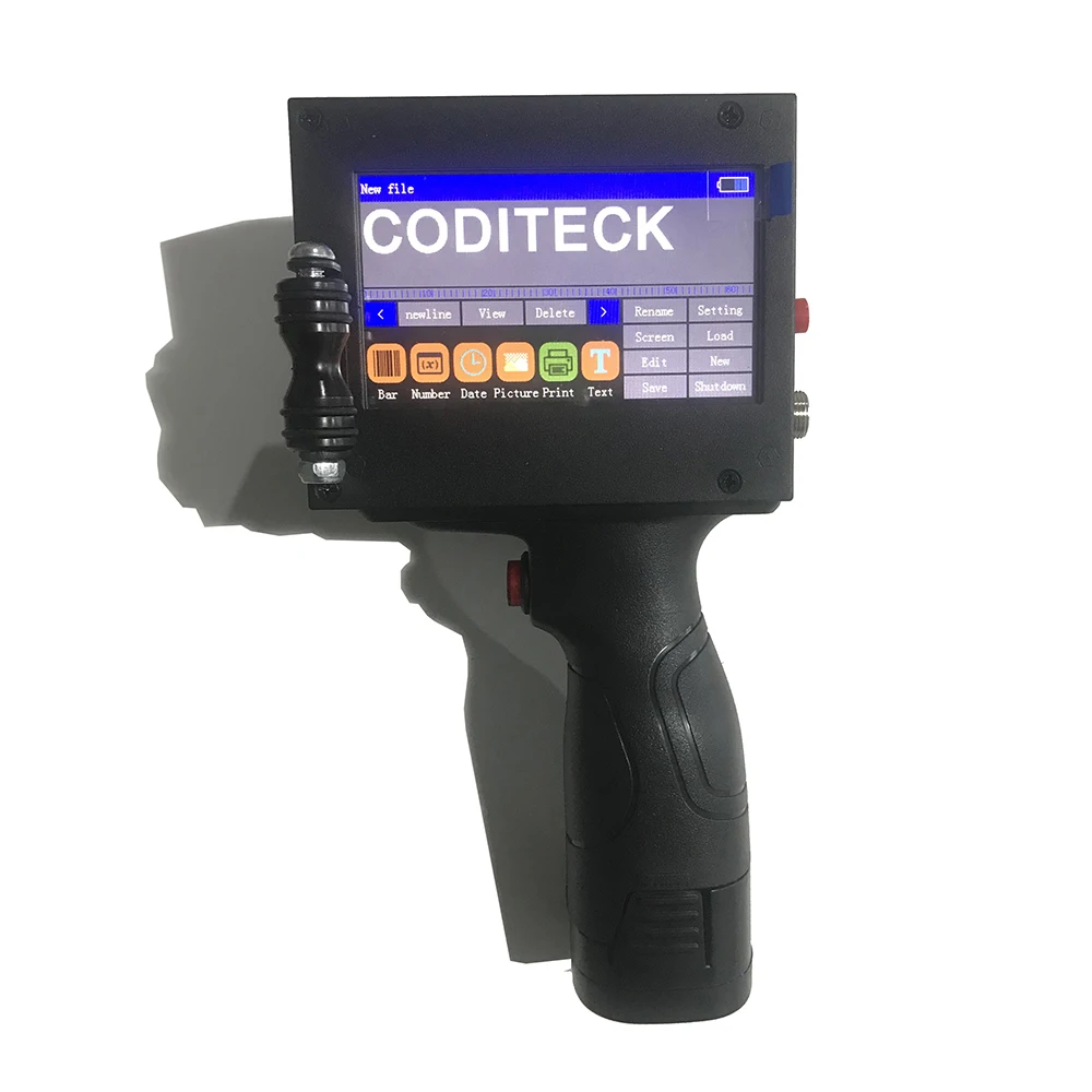 Coditeck 600 Dpi Handheld High Speed Inkjet Printer for Wood Plastic Glass Paper Metal