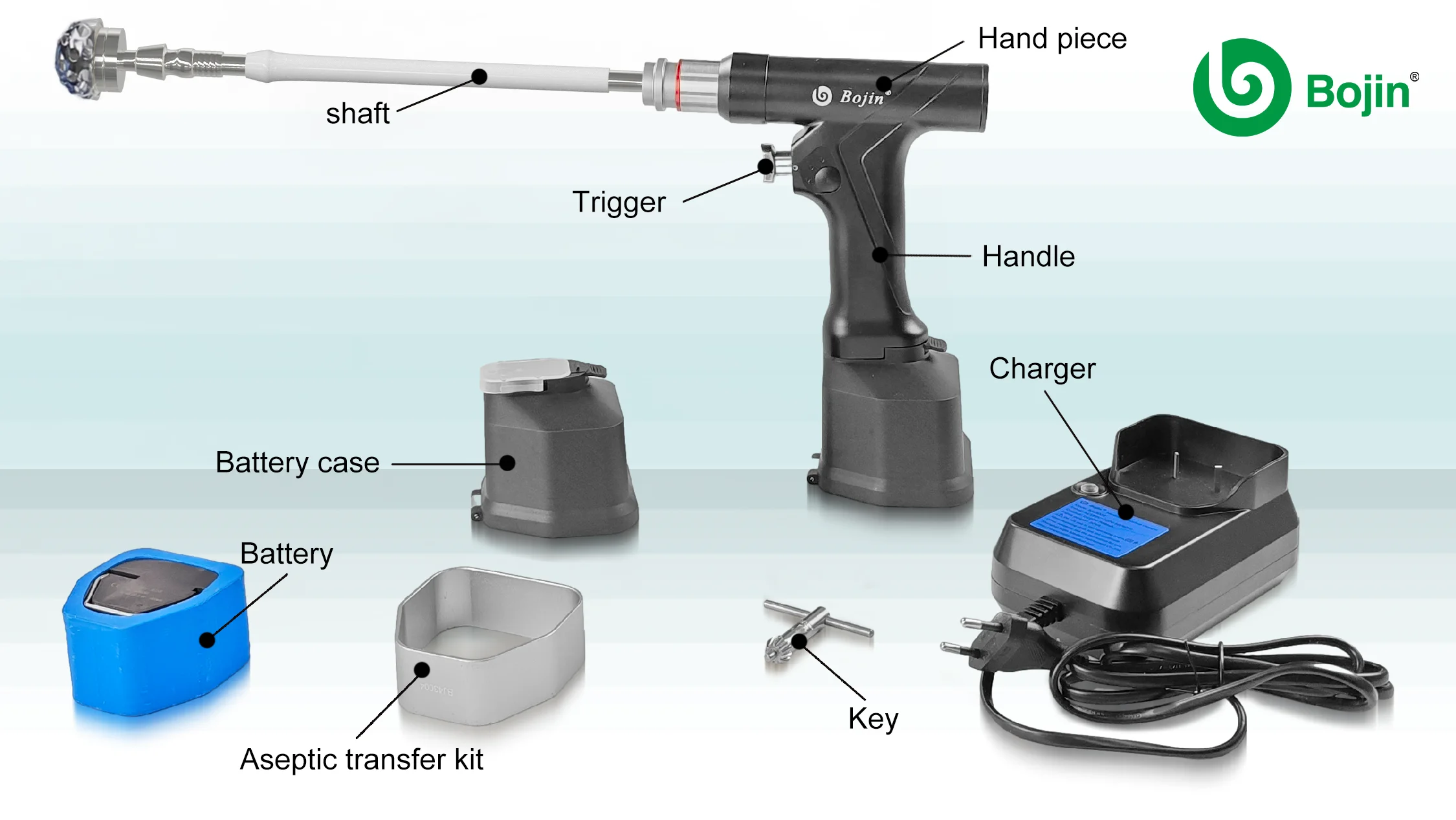 Shanghai Bojin Electric Power Tool Acetabulum Reaming Drill 5507B for Orthopedics Surgery Joint Trauma System 5000 manufacture