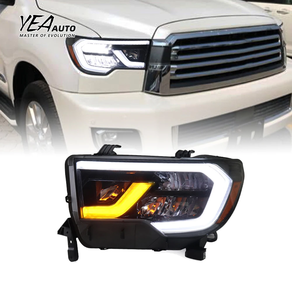 Headlight Head Light LED Headlights Head Lamp for Toyota tundra 2007-2013 Headlamp Sequoia 2008-2017 Head Lights Assembly