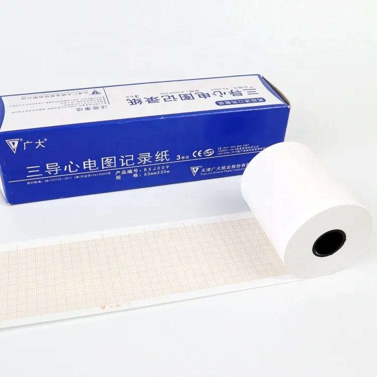 NIHON KOHDEN CARDIOLINE Schiller 210by 30mm ECG PAPER Roll 9'*9'