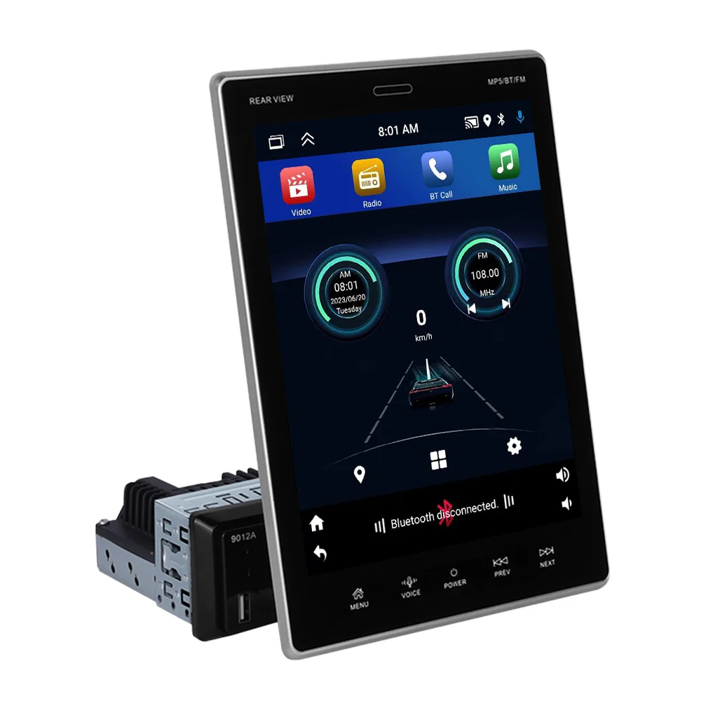 Universal 9.5\" 2 Din Android Navigation GPS Car Multimedia Player Dashboard Car Radio Touch Screen USB Carplay FM WIFI
