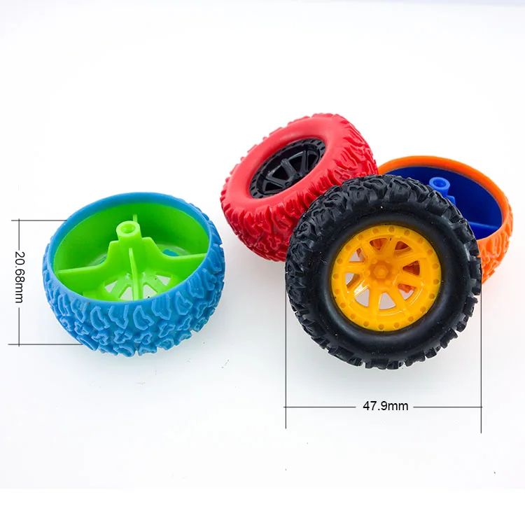 
 Пластиковые колёса для игрушек, 29/36/38/40/45/50/55/60 мм TPR  
