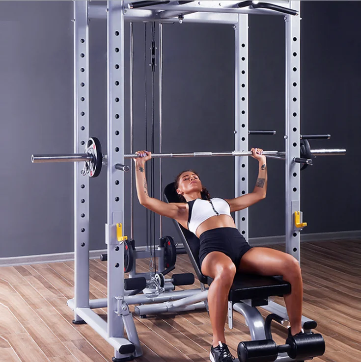 Crossfitラックジム機器フィットネス中古スミスマシンスクワットラック