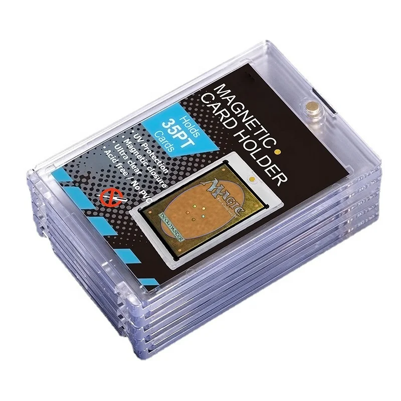 130pt 4 Card Black Border Uv Protection One Touch Trading