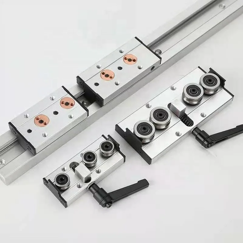 Built-in Double-axis Linear Guide SGR10 15 20 25 35  Mechanical Track Roller Locking Slide Island Slide