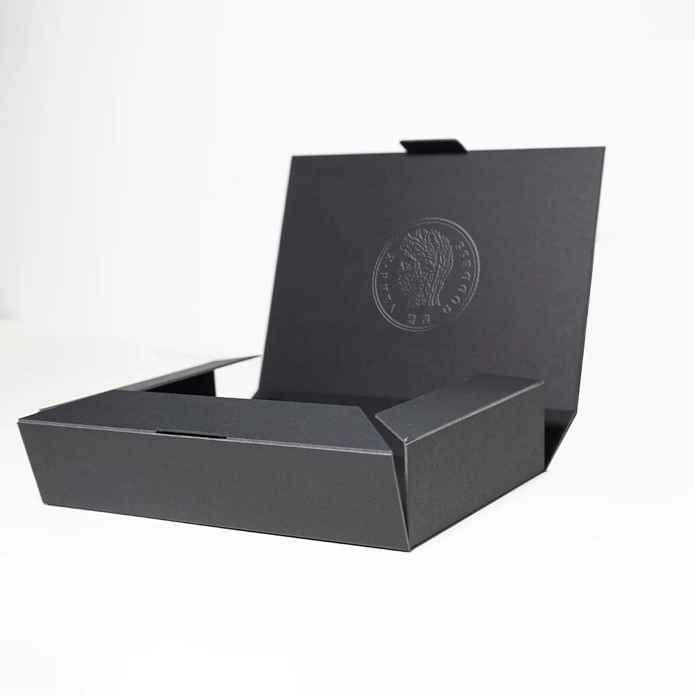 Custom Size Hot Stamping High Quality Custom Stamping Grey Board Folding Luxury Perfume Packaging Paper Gift Box Supplier