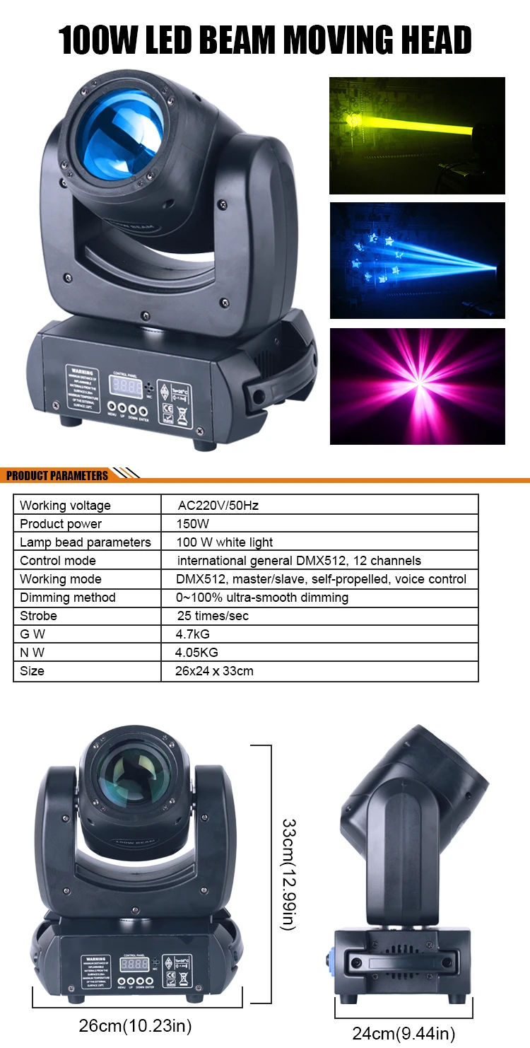 Marslite 100w Led Cabeza Movil Dj Lights Luces Night Club Disco Stage  Moving Head Stage Beam Light - Buy Beam Lights/disco Lights/dj Light,Moving  Head Light,Cabeza Movil Dj Product on 