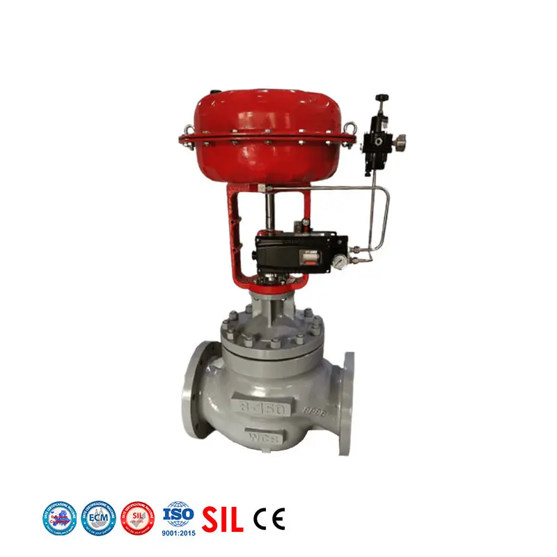 DN80 4 20ma Flow Adjust Electric Actuated Regulating Valve 3in Control Valves for Steam