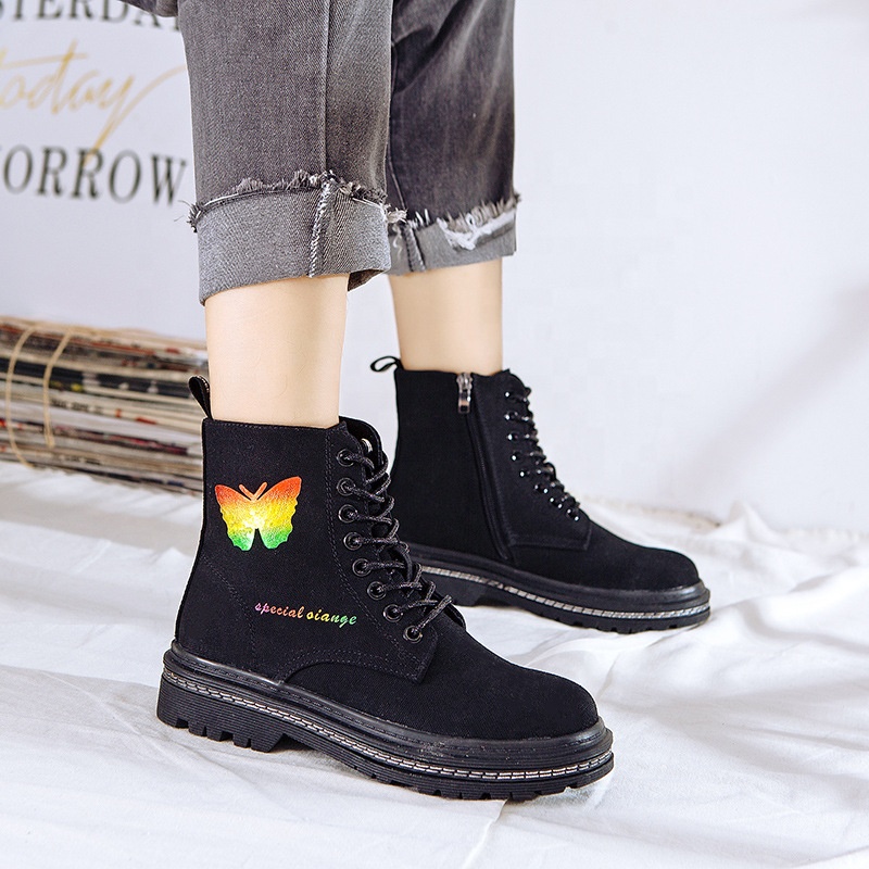 
 Женские ботинки на платформе 2021, зимние кожаные ботинки, женская обувь, Ботильоны на каблуке  