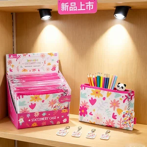 Zippered Flower - Shaped Pencil Case, Factory Direct Supply for Wholesale OEM Custom Stationery Bag