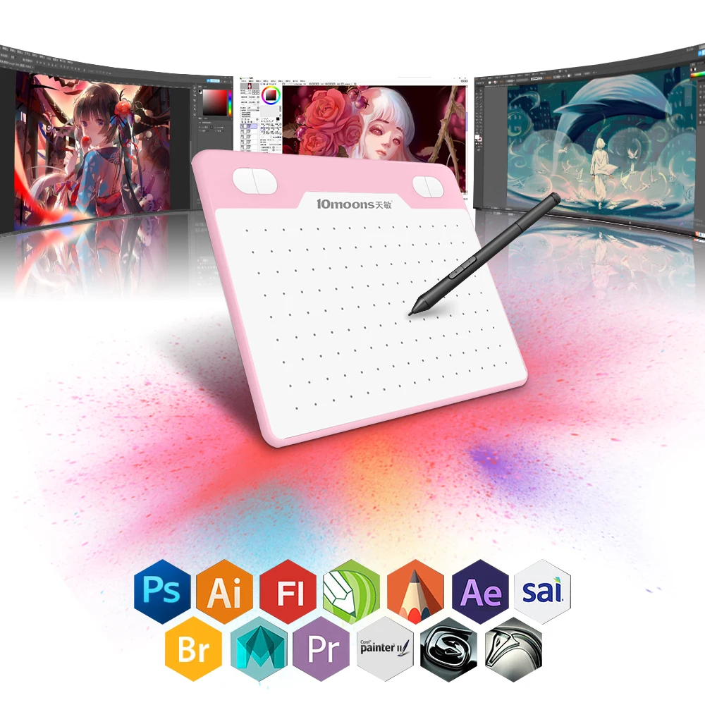 Planshet 10moons 10moons G50 10moons G50 Graphics Digital Drawing