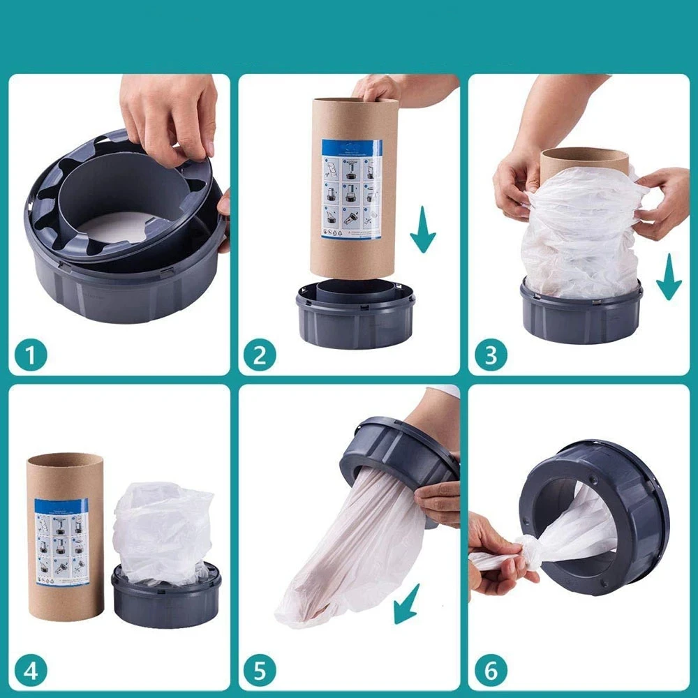100m Infant Diaper Pail Liners Garbage Bag 100m Supplements for Nappy Bin Refills