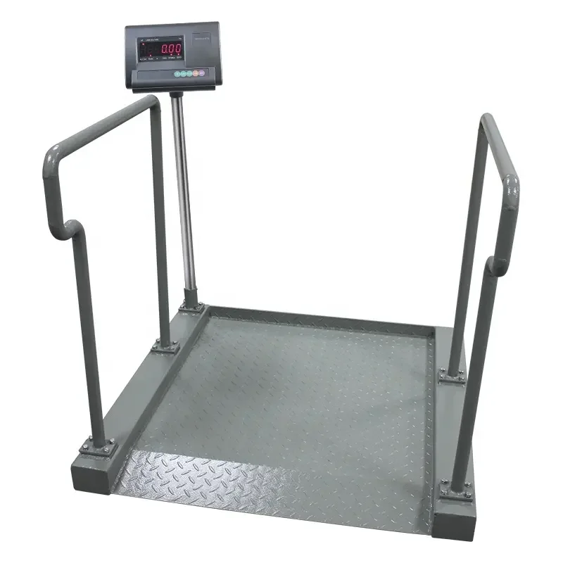 300kg 500kg Hospital Weighing Scale 1m*1m Digital Wheelchair Scale