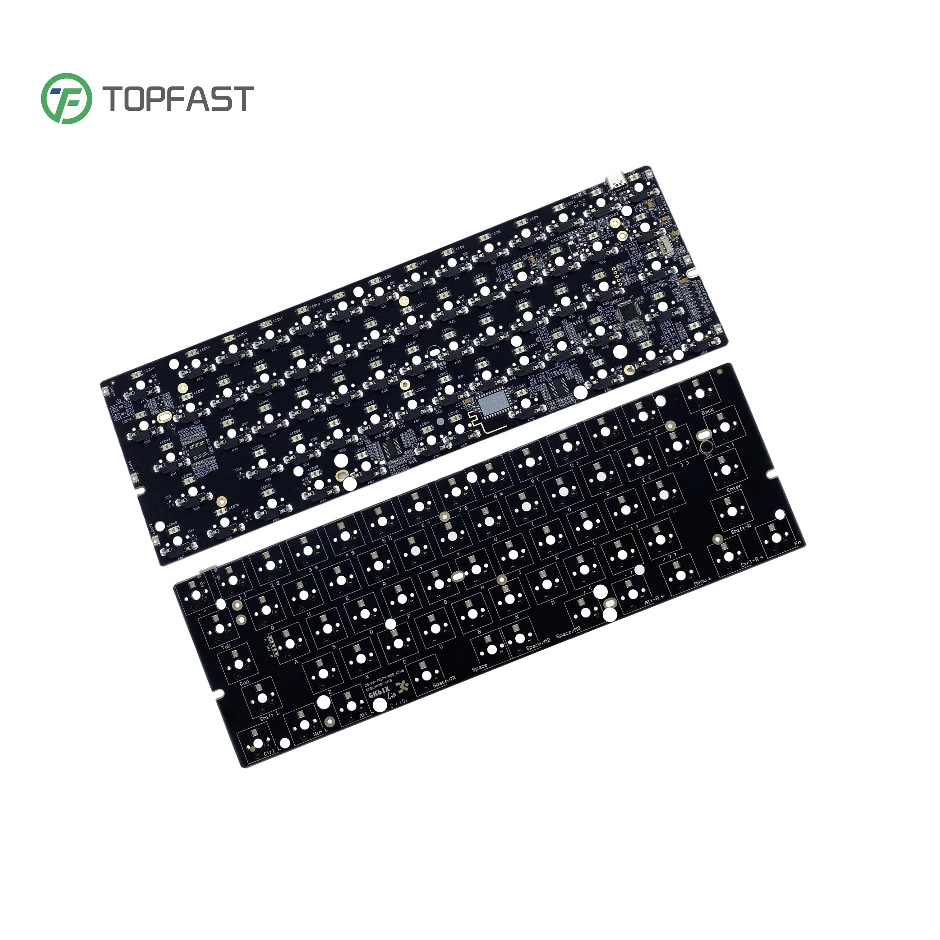 GK61 Series Fr4 PCB Keyboard Case - 60% Hot-Swap Mechanical Kit
