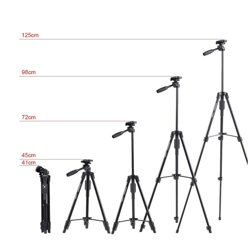 Профессиональный штатив для фотокамеры Портативный штатив для телефона с зажимом для телефона дистанционное управление штатив для селфи