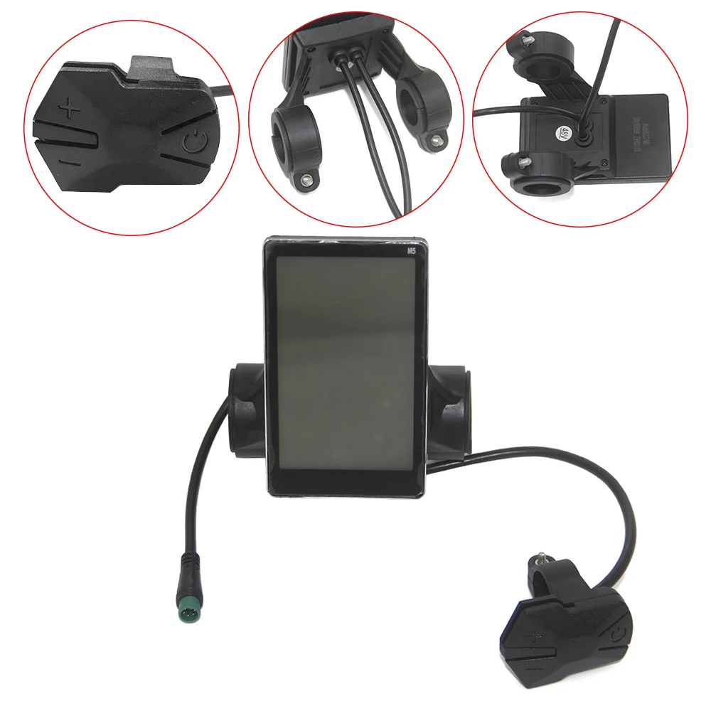 OUXI V8 Waterproof M5 LCD Screen Display OUXI V8 Electric EBike Accessory for Electric Scooters fatbike accessories