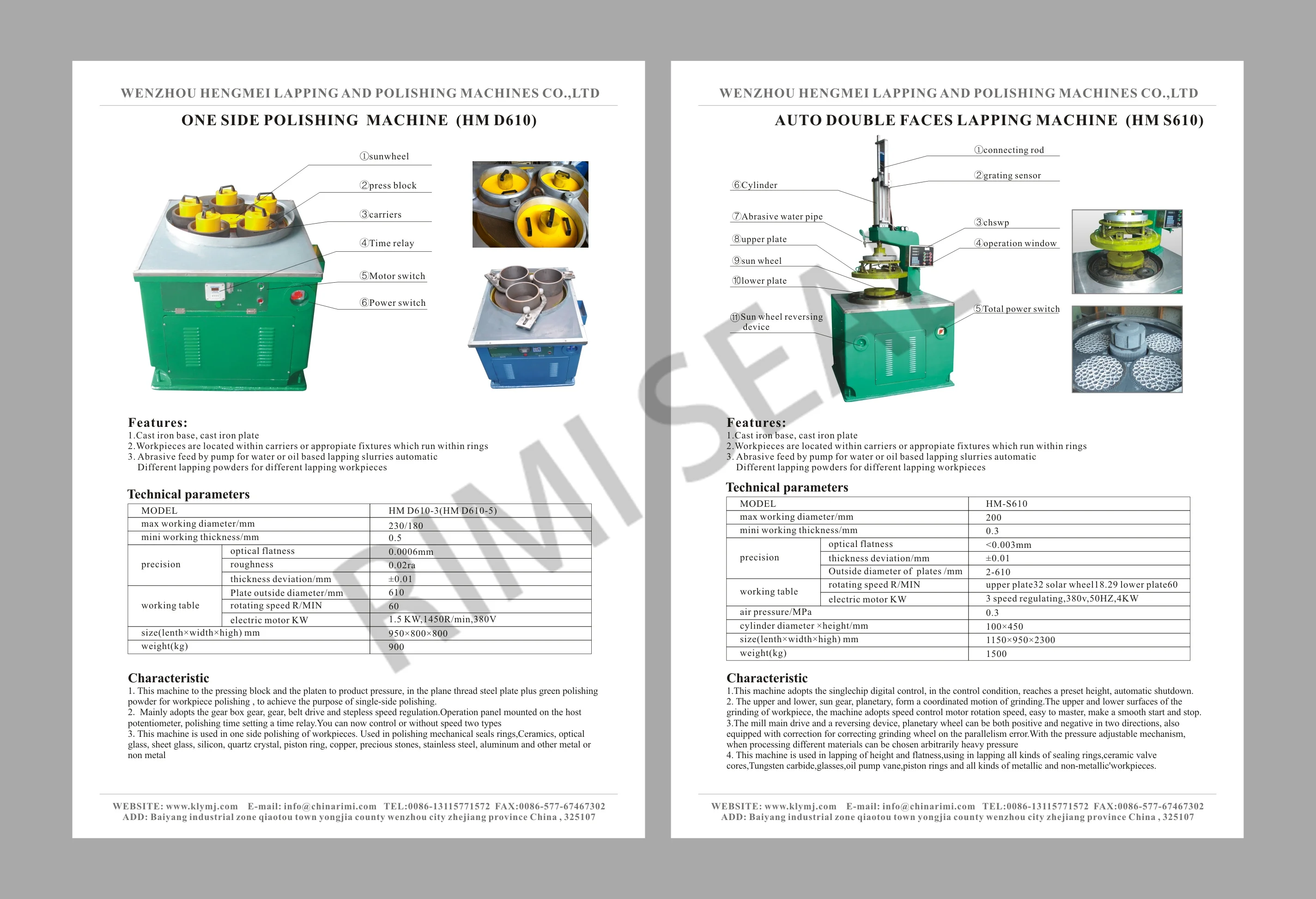 Good Price Diamond Table Lapping Machine Intelligent Flat Lap Machine Surface Grinding Auto Double Faces Grinder